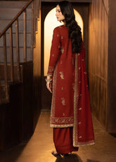 Asim Jofa Luxury Festive Embroidered Silk 3 Piece Unstitched Suit AJ25LFD3 AJLLF-18